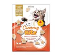 Snacks Catit Creamy Bitz Poulet avec pétoncles 4 x 12 g