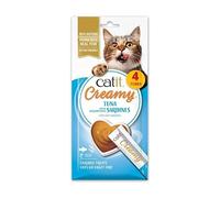 Snacks crémeux pour Chats Catit Creamy Thon et Sardine, 4 Tubes x 10 g