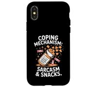 Snacks et Sarcasme de mécanisme d'adaptation Coque pour iPhone X/XS