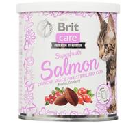Brit Snack pour chat Superfruits Crunchy – au saumon – 100 g