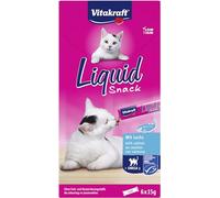 Snacks Vitakraft pour Chats Saumon de collation Liquide pour Chats - 11 x 90g