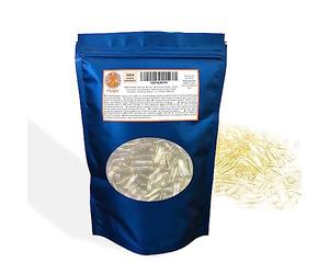 Snadi - Capsules de Gélatine Vides Taille 0 | 1000 Pièces | Qualité Grade Pharmaceutique | Parfaites pour le Remplissage de Vitamines | Emballage 100% Recyclable, Capsules de Gélatine