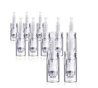 Snadi - Cartouche d'Aiguilles de 12 Broches pour Dermapen M5 M7 N2 et E30 | Pack de 10 | Compatible uniquement avec Dr. Pen | Aiguille en Acier Chirurgical | Pour Restaurer Cheveux et Peau
