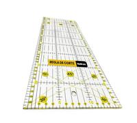 Snadi - Règle Patchwork 15 x 60 cm | Coupe Précise pour Couture et Artisanat | Règles de Patronnage | Acrylique Durable | Visibilité sur Tissus Sombres | Quilting | Transparent