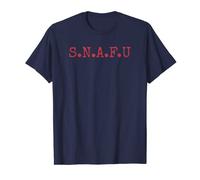SNAFU - Argot militaire drôle - Lettres vieilles machines à écrire T-Shirt