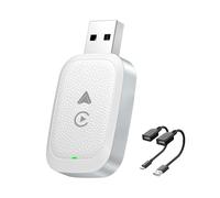 SNAHLPER Adaptateur CarPlay sans Fil pour E-Class Coupe/GLA-Class/GLE-Class 2017-2024, Android Auto sans Fil, 2-en-1 USB CarPlay, Plug and Play, Convert Wired to Wireless,White