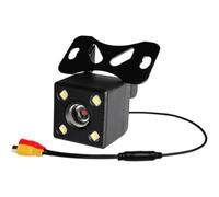 SNAHLPER Caméra Recul Voiture HD pour MG HS 2024 HS 2 2024 2025, Universel 170° Grand Angle Fish Eye, 12V Étanche IP68 Caméra Arrière, avec Un Câble Vidéo 6m,4 Lights