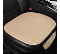 SNAHLPER Coussin Siège Auto pour Ford B-Max 2012-2024, Respirant Protection Siège Antidérapante, Coussin Siège Avant Universel avec Sac Rangement,Beige