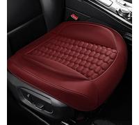 SNAHLPER Coussin Siège Voiture Housse pour Q7 (5 Seats) 2006-2015, Housse Siege Voiture Universel Avant Cuir Veritable, Respirant Coussin SièGe Conduite,Red