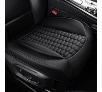 SNAHLPER Coussin Siège Voiture Housse pour R-enault Captur II 2013-2024, Housse Siege Voiture Universel Avant Cuir Veritable, Respirant Coussin SièGe Conduite,Black