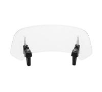 SNAHLPER Extension Bulle Moto pour Forza 300 NSS350 Forza 300 350 NSS, DéFlecteur Pare Brise RéGlable à Clipser, Universel Extension Bulle Moto, Moto Becquet Pare Brise,Transparent-Large