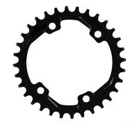 SNAIL 32T 38T 96BCD Disque circulaire en alliage d'aluminium 7075, idéal pour les VTT (34T Noir)