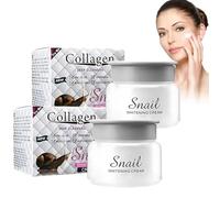 Snail Collagen Face Cream, Collagen Snail Whitening Cream, nail llagen Deep Cleansing Whitening ream, nail Hydrating Anti-Wrinkle and Rejuvenating ream (2 Pcs)