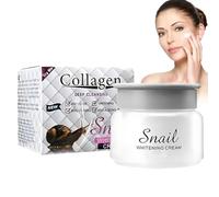 Snail Collagen Face Cream, Collagen Snail Whitening Cream, nail llagen Deep Cleansing Whitening ream, nail Hydrating Anti-Wrinkle and Rejuvenating ream (1 Pc)