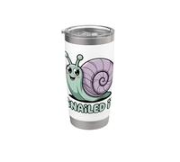 Snail It Land Snail Funny Snail Accomplishment Pun Punny Gobelet isotherme en acier inoxydable double paroi