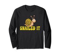 Snail It Land Snail Funny Snail Accomplishment Pun Punny Manche Longue