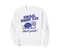 Snail Running Team Shell Yeah, Dessin animé Amusant Sweatshirt