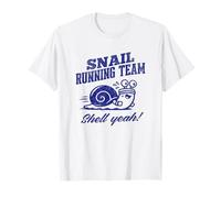 Snail Running Team Shell Yeah, Dessin animé Amusant T-Shirt