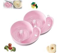 Snail Shape Strainer, New Automatic Vegetable and Fruit Washer Snail-Shaped Drain Basket, 4-in-1 Fruit and Vegetable Wash, Rotating Washing Bowl with Strainer for Cleaning Meat Seafood (2 * 01)