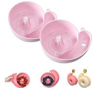 snail-shaped drain basket berry washer spinner bowls,snail shaped fruit washer,snail-shape rotating strainer,snail shaped fruit washer bowl,panier égouttoir à escargots, Vegetable Fruit Bowl-2pcs-A