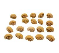 Snail Shell Statue Set, Shell Figurines, 0.75x0.67 inches, 20PCS Collectible Toy Decor, Mini Resin for Desk Garden Driveway Patio Flower Pot Indoor Outdoor Farm Pathway Home Backyard Display