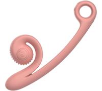 Snail Vibe Curve Vibreur Rose pêche 12cm