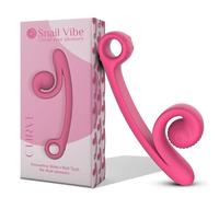 Snail Vibe – Vibromasseur rabbit Curve – Double stimulation – 12 cm – Rose