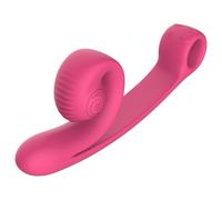 Snail Vibe Curve - vibromasseur 2en1 clitoridien et vaginal - silicone rose