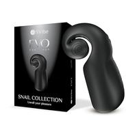 Snail Vibe Evo Masturbateur Noir 23 cm