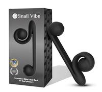Snail Vibe Vibromasseur Avec Stimulateur Clitoridien Noir 14 cm