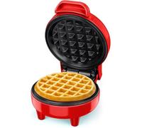 SNAILAR Mini gaufrier Machine a gaufres belges Petit gaufrier Classique, pour les anniversaires des enfants, les fetes de famille, P