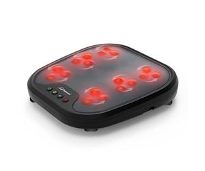 Snailax 2-en-1 Masseur de Pieds Shiatsu avec Chaleur, Nœuds de Massage Flexibles pour Toutes les Tailles de Pieds, Chauffe-Pieds, Appareil de Massage Électrique Soulageant les Douleurs