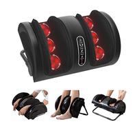 Snailax Appareil De Massage Des Pieds Avec Chaleur, Masseur Pieds Shiatsu, Massage Pied Par PéTrissage, Soulager Mollets/Chevilles/Jambes,Cadeau Maman Papa Homme Femme