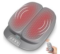 SNAILAX Massage Pieds Vibration Réglable avec Chaleur, Télécommande, Chauffe-Pieds, Appareil de Masseur Pieds électrique pour Circulation et Relaxation Des Pieds，Cadeau Maman Papa Homme Femme