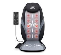 Snailax Siège Massant Shiatsu Massage du Dos Chauffant Fauteuil Relaxation Pétrissage Roulement pour Domicile Bureau Sl-256-Fr