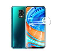 Snailcanfly Film hydrogel 2 pcs pour Xiaomi Redmi Note 9S / Note 9 Pro/Max 6.67inch Haute Sensibilité film Flexible TPU Protecteurs d'écran d'empreintes Digitales déverrouiller Pas de Verre Trempé