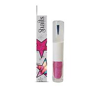 Snails - 510217 - Vernis à ongles pailleté pour enfant - 2 en 1 - Rose - Couche de finition et poudre pailletée - Formule pelable - À base d'eau - Sans danger - Végétalien