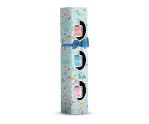 Snails 510407 Coffret cadeau de vernis à ongles pour enfant Mini sirène 3 x 5 ml, à base d'eau, lavable, sans danger, végétalien