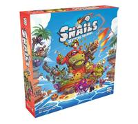 Snails : Le Jeu de société - Jeu Tactique Miniature avec escargots Fous - Programmation d'action et Champ de Bataille fantaisiste - Allemand - 2 à 4 Joueurs - À partir de 10 Ans ELZNIR Games