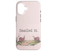 Snails Slug Life We 'LL Get There When We Get There Cloué It Coque pour iPhone 16