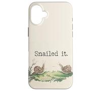 Snails Slug Life We 'LL Get There When We Get There Cloué It Coque pour iPhone 16 Plus