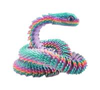 Snake articulé imprimé en 3D, Jouet agité du Serpent - Jouet Fidget Dragon articulé à Collectionner - Décoration de Plate-Forme de Jouets Animaux articulés créatifs pour Chambre à Coucher, étagère