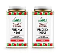 Snake Brand Prickly Heat Cooling Powder, 2-pack (Classic, 150g)