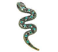 Snake Brooch Lapel Pin Wisdoms And Good Fortunes Rhinestones Suit Pin Nonfading Metal For Festival Fashion Enthusiasts 2025 Fashion Suit Accessory