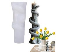 Snake Candle Silicone Mold - DIY Animal Shape Resin & Wax Casting Tool Easy Release | Flexible Baking Mold For Candle Making, Home Decor Craft, Gift For Snake Lovers