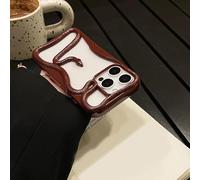 Snake Case for iPhone, Solid Color Hollow Snake Electroplated Soft Phone Case, Mini Shockproof Snake Phonecase for iPhone16/15/14/13pro Max (for 14,Red)