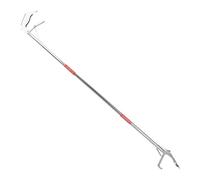 Snake Catcher Grabber Tool - Pince à anguille pliable en acier inoxydable avec mécanisme de verrouillage, instrument de préhension de reptile à long manche | Propriétaires jardiniers propriétaires de