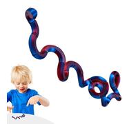 Snake Fidget Toy, Joint Movable Sensory Toy, ABS Portable Fidget for Kids, Fun Animal Toys for Learning, Ideal for Pranks and Home Decoration, Engaging Stress , Compact Size, 2.36x0.79 inches
