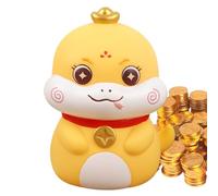 Snake for Kids,Cash Coin Box Savings Pot Saving Jar - Large Kids Saving, Decorative Coin Storage Jar for Children, Boys,