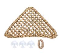 Snake Hammock - Reptile Climbing Rest, Suction Cup Mounted Ladder Hammock with Support Mesh, Gecko Tank Accessory, Bearded Dragon Climbing Toy, Terrarium Exercise Rest for Home Cage